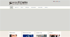 Desktop Screenshot of elcortezsanfelipebaja.com